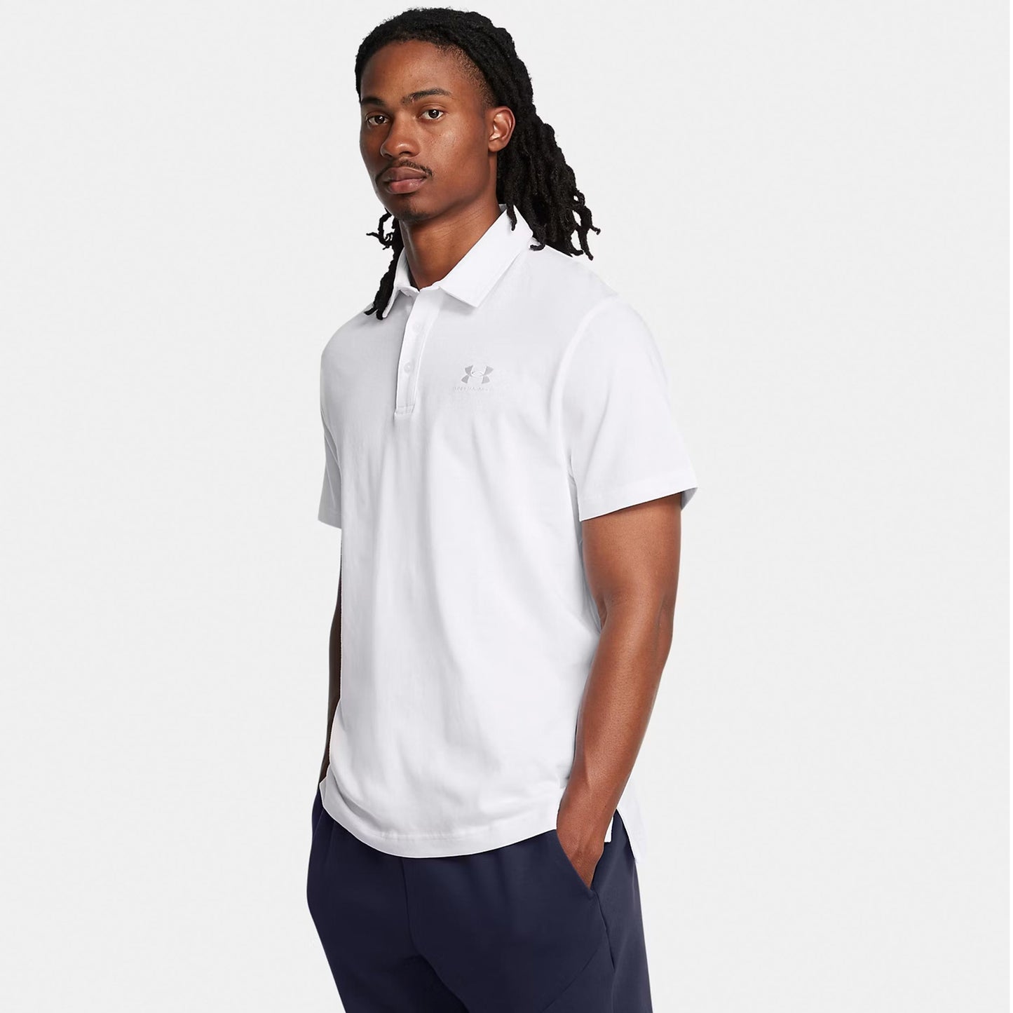 Under Armour Icon Polo Herren - weiß, weiß