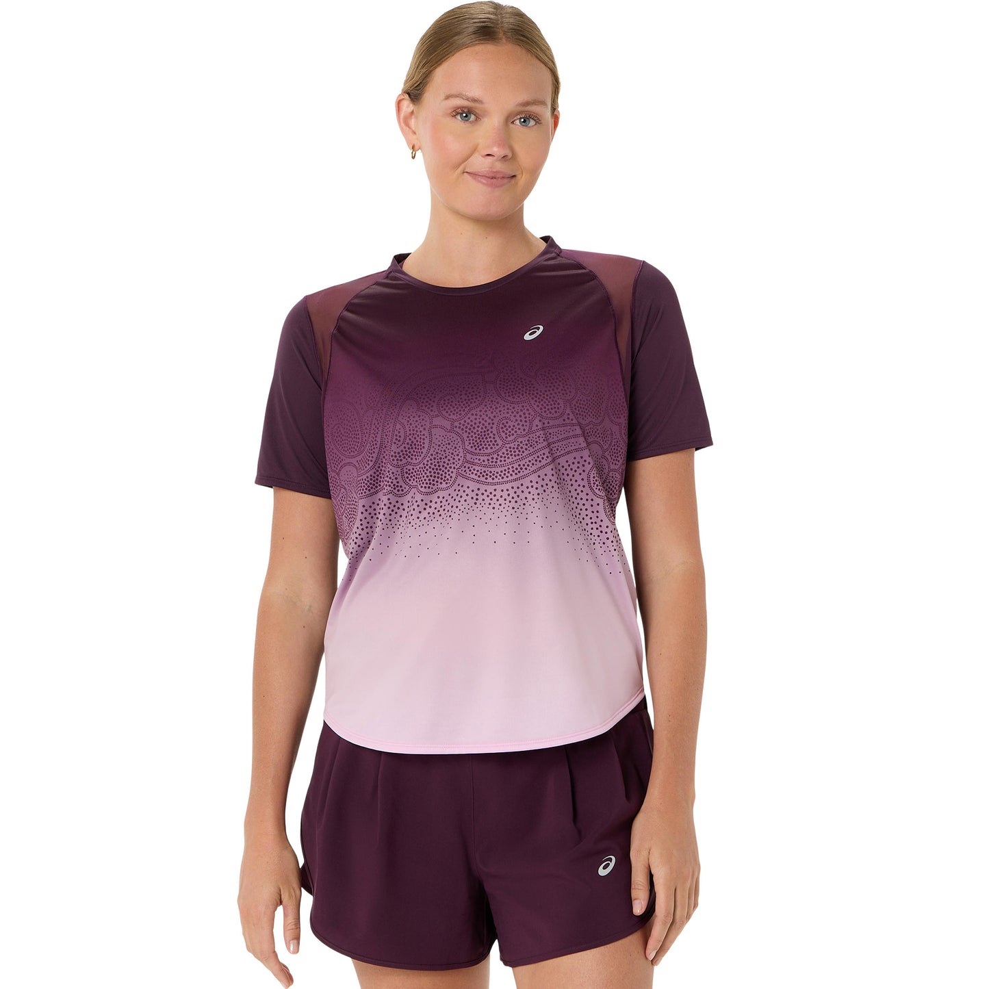 ASICS Road Ibuki  Laufshirt Damen - weinrot, flieder