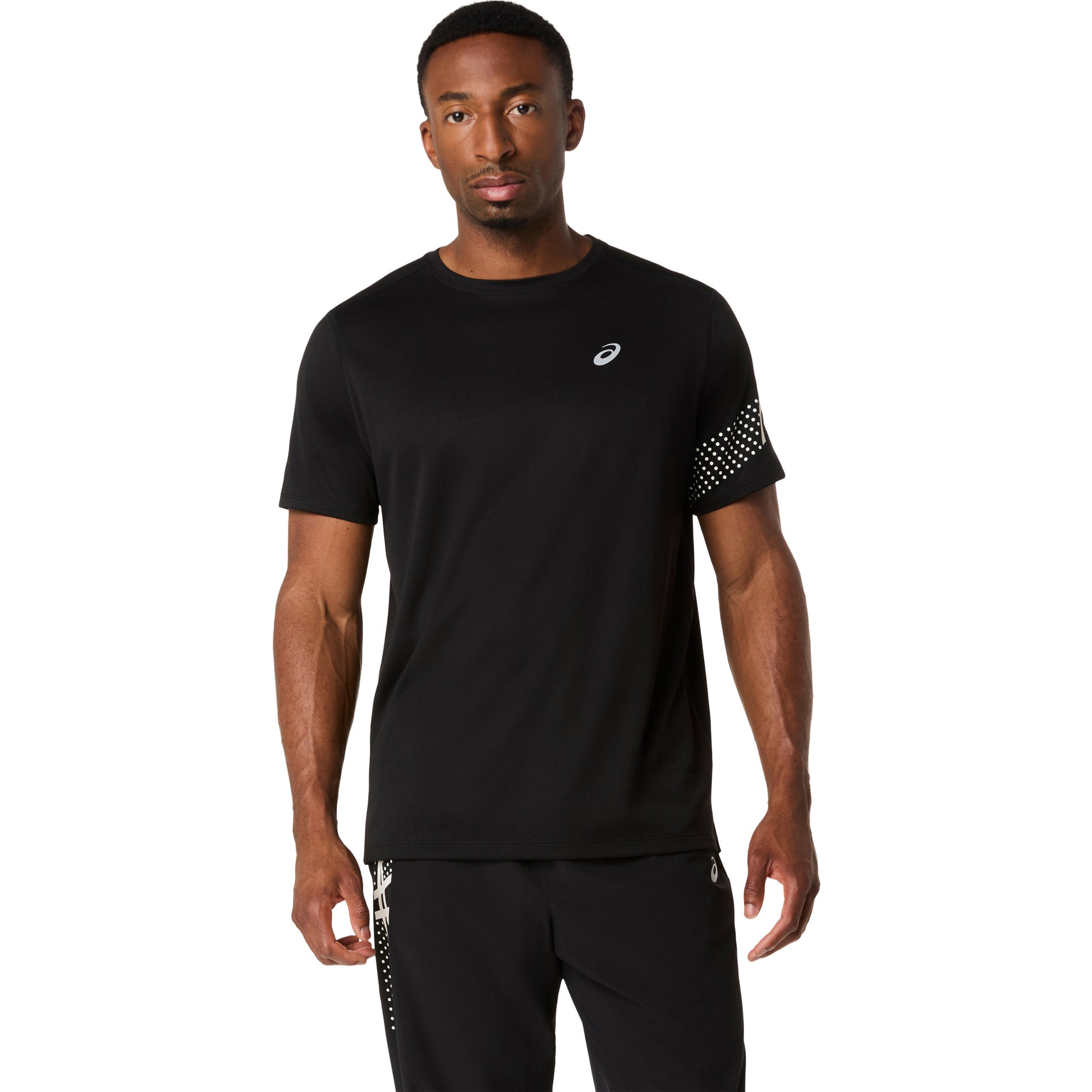 ASICS Icon  Laufshirt Herren - schwarz, creme