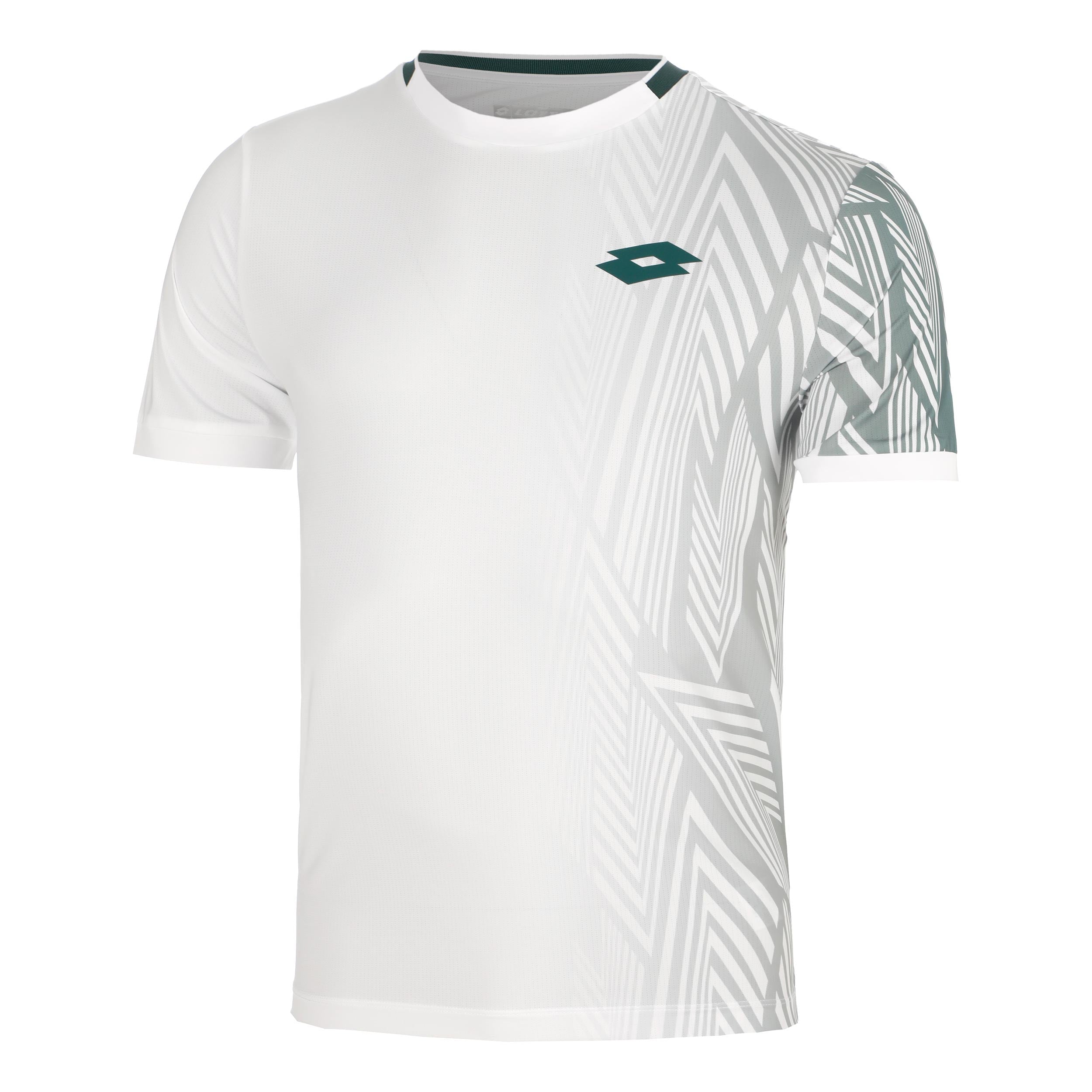 Lotto Tech VI T-Shirt Herren - weiß, petrol