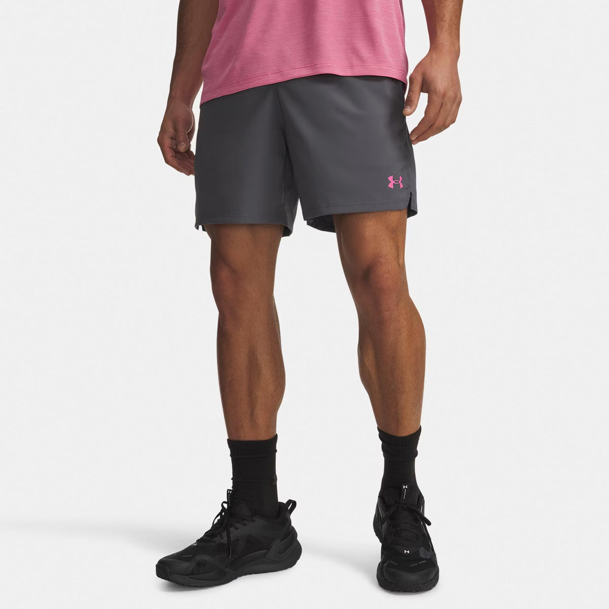 Under Armour Vanish Woven 2.0 6in Shorts Herren - grau, pink
