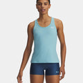Tech Mesh Racer Tank-Top Damen-blau, weiß