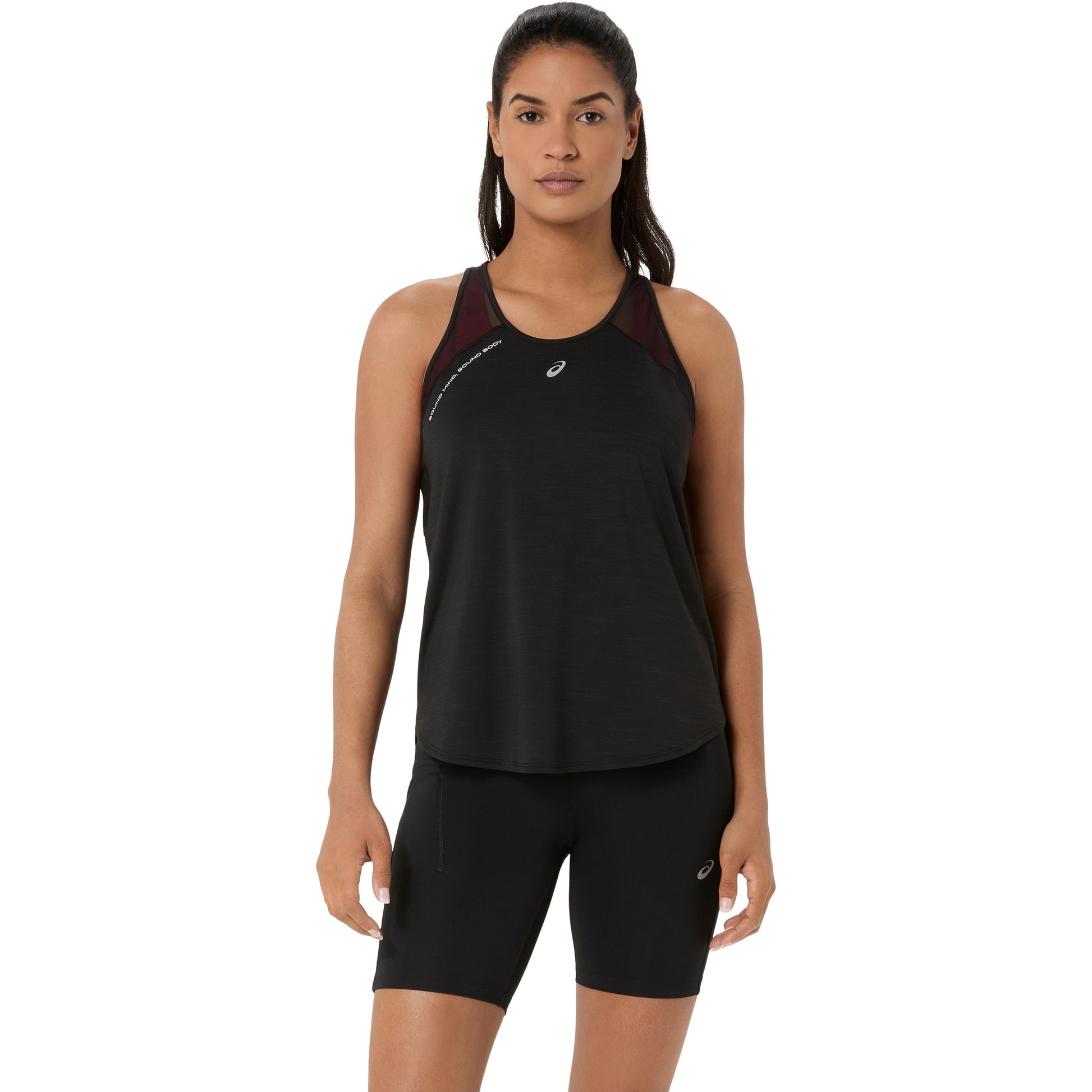 ASICS Road  Laufshirt Damen - schwarz