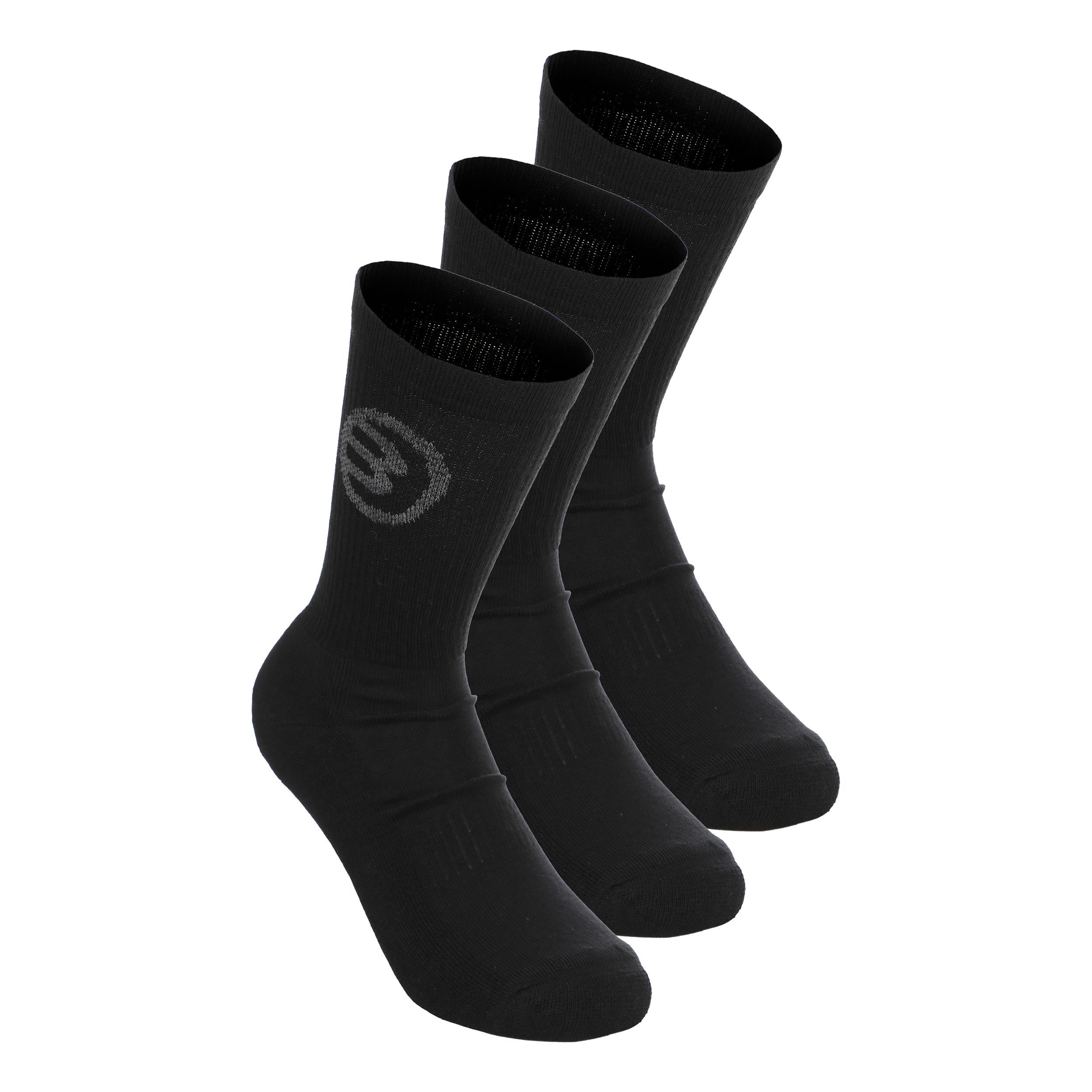 Bullpadel BP262 (PACK DE 3) Sportsocken Unisex - schwarz