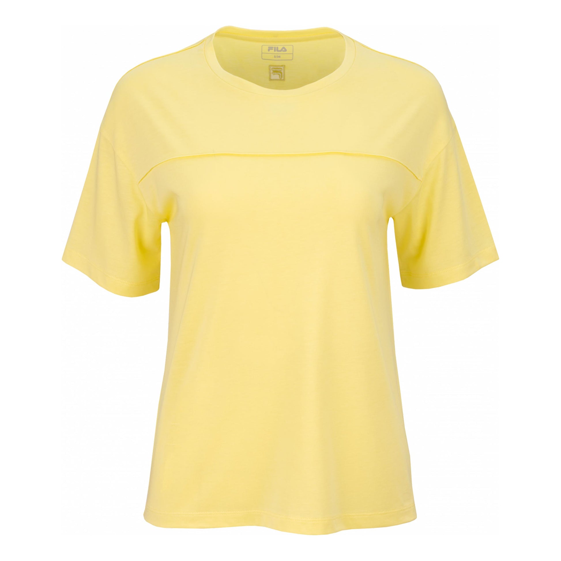 Fila Lilou T-Shirt Damen - zitronengelb