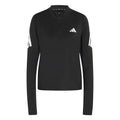 adi365 Zip  Laufshirt Damen-schwarz
