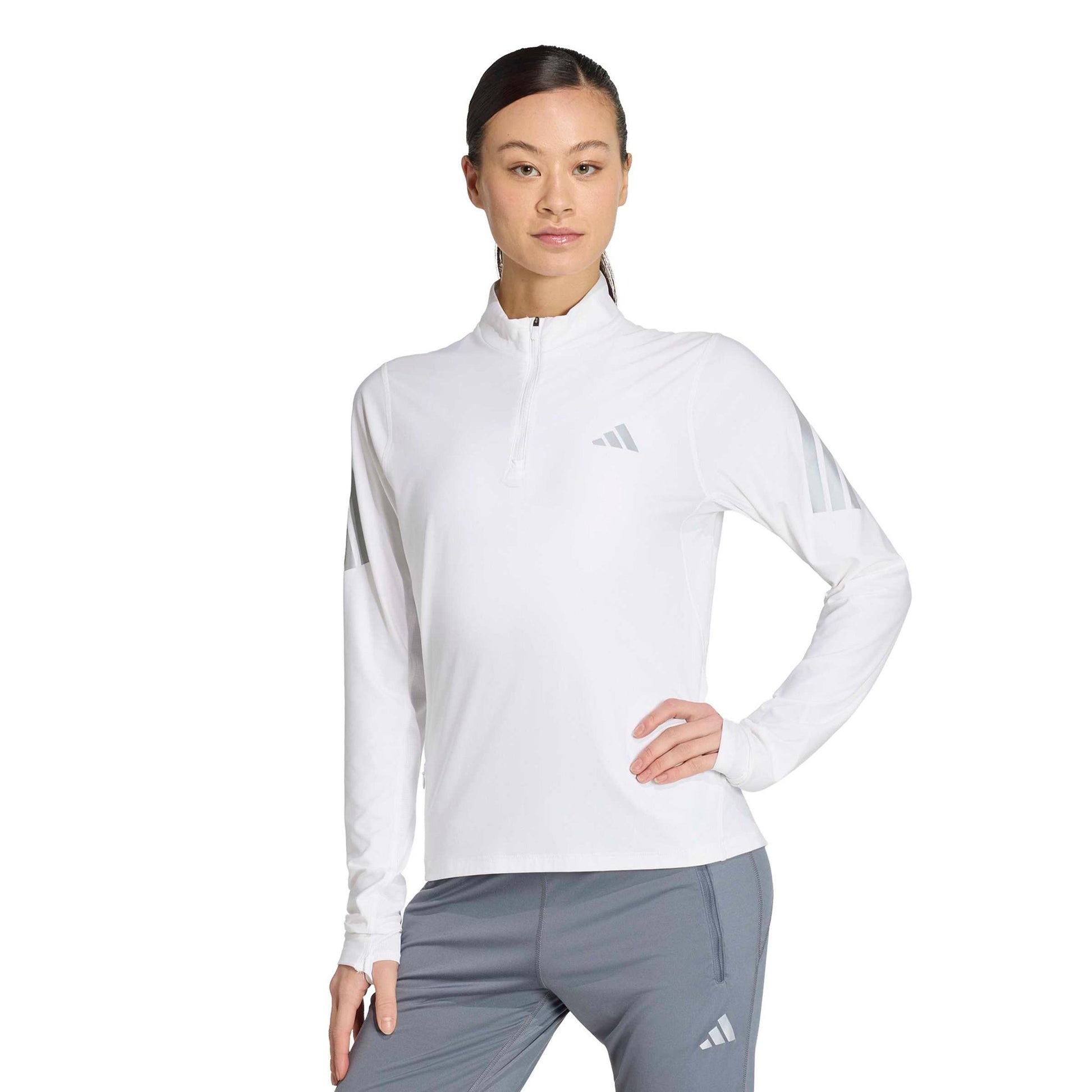 adidas adi365 Laufshirt Damen - weiß, silber
