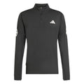 adi365 Zip  Laufshirt Herren-schwarz