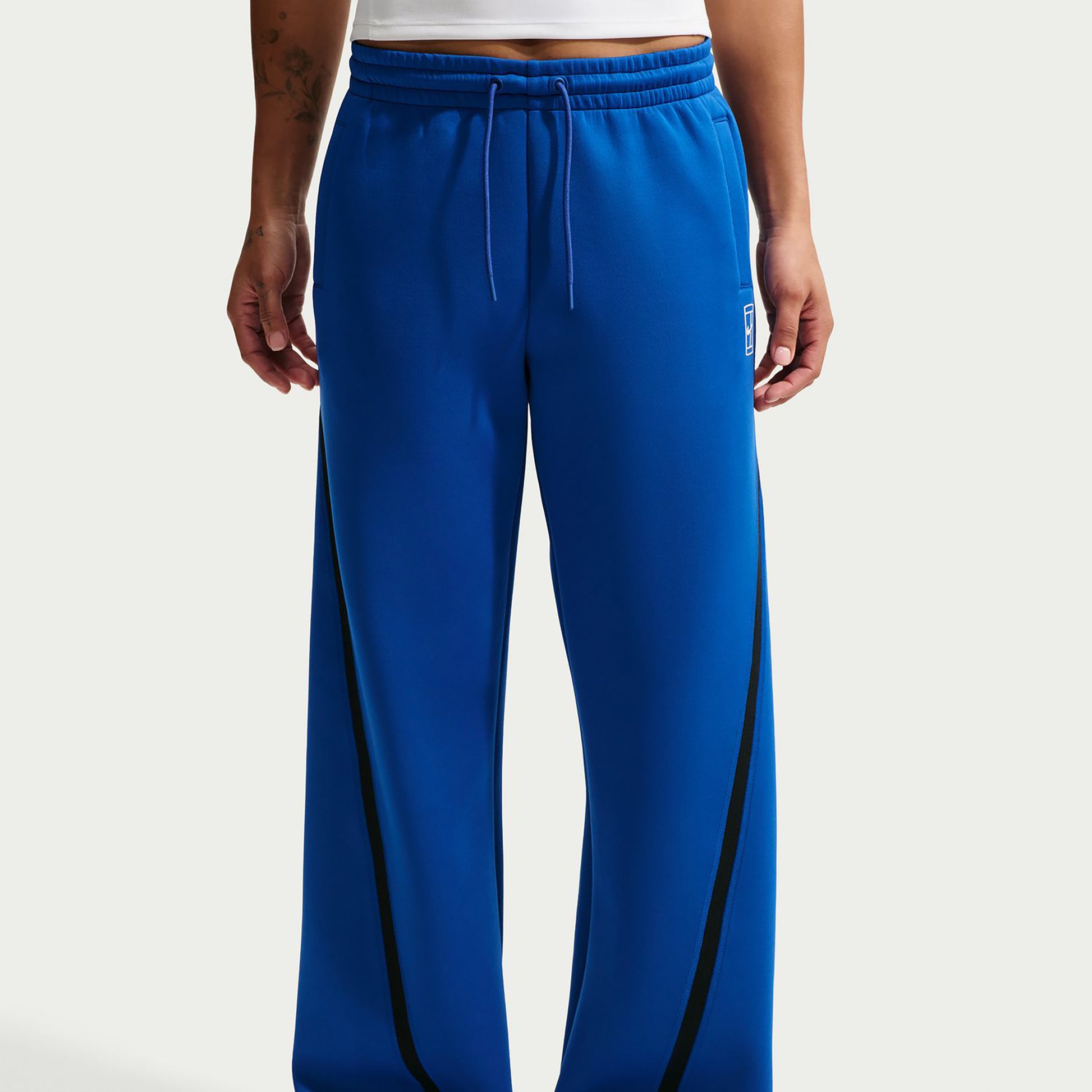 Nike Court Dri-Fit Advantage  Trainingshose Damen - blau