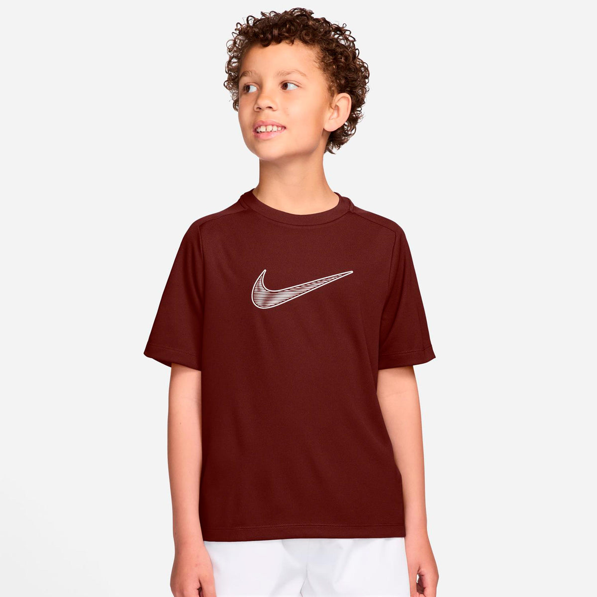 Nike Dri-Fit Multi  T-Shirt Jungen - braun