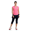 Crew 2.0 V-Neck T-Shirt Damen-pink