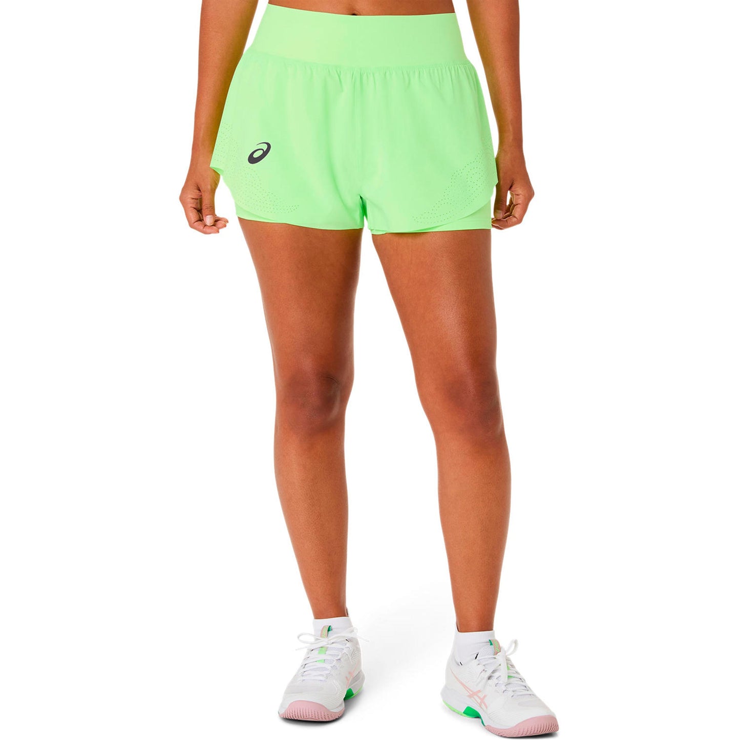ASICS Match Laser Cut  Shorts Damen-limette