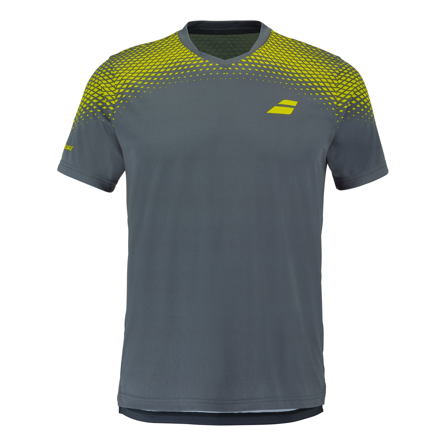 Babolat Aero T-Shirt Herren-grau, gelb