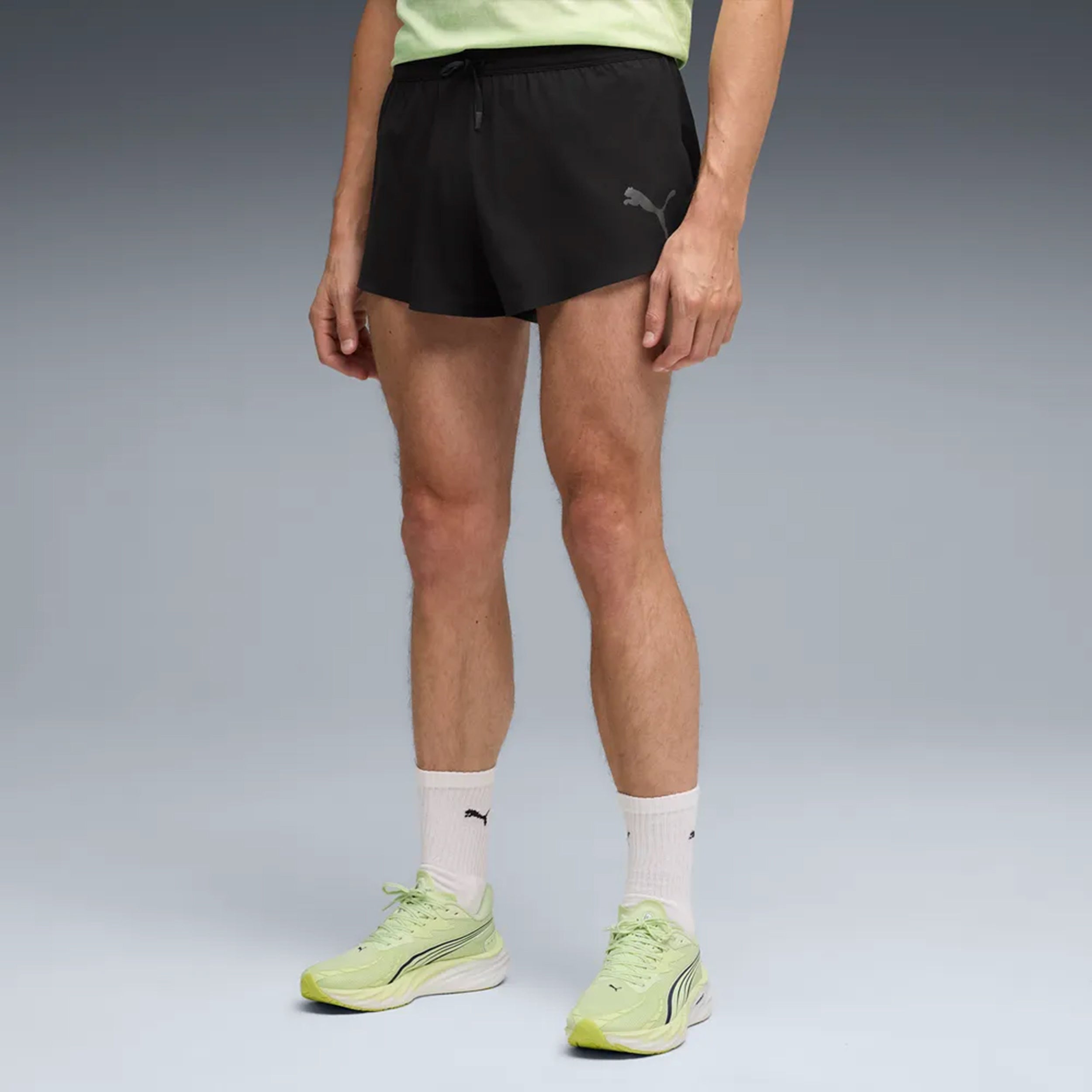Puma Lightspeed Ultraweave 2in Split  Laufshorts Herren - schwarz