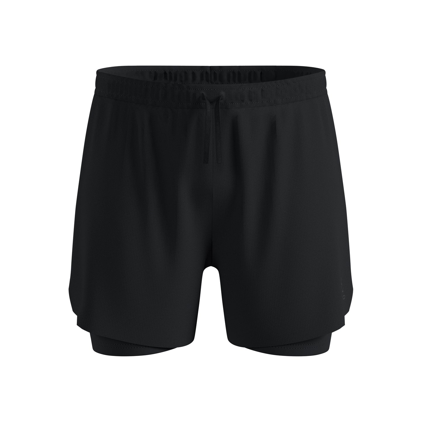 Odlo Zeroweight 5in 2in1 Laufshorts Herren-schwarz