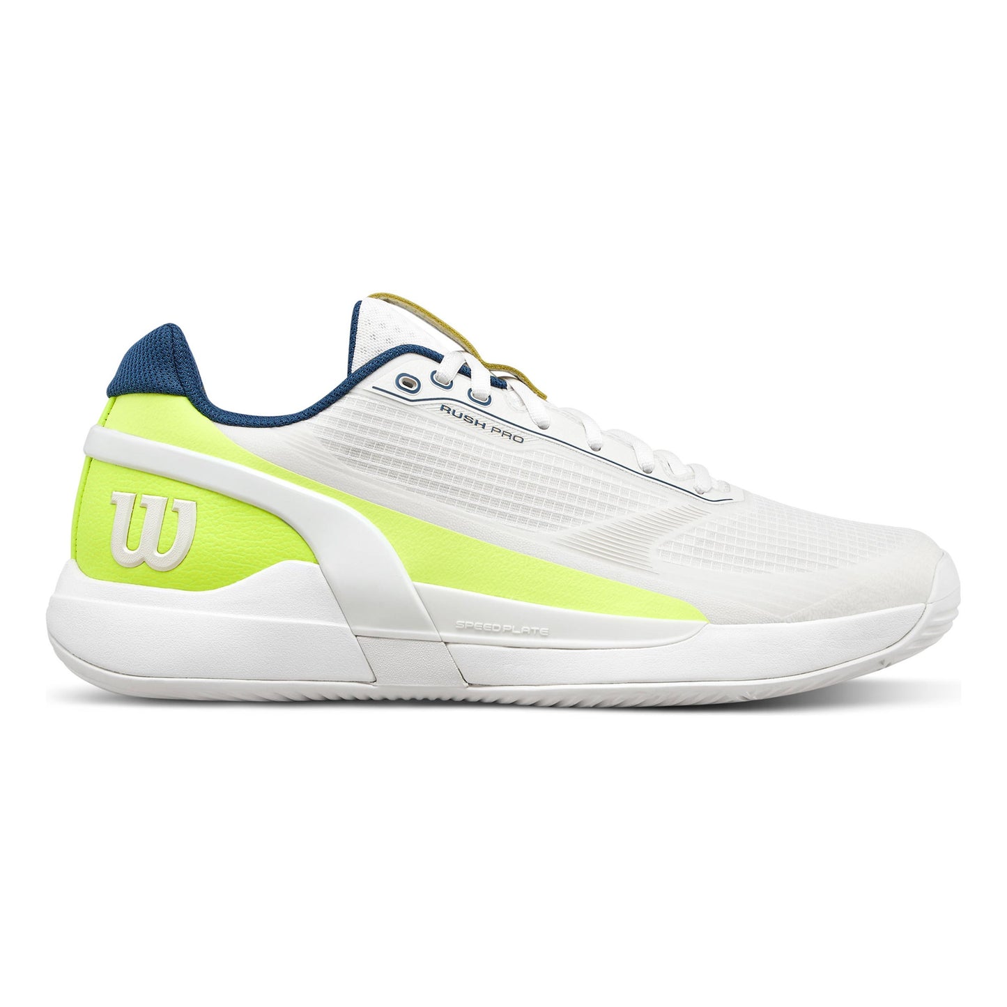 Wilson Rush Pro 5 Padel Padelschuh Herren - weiß, neongelb