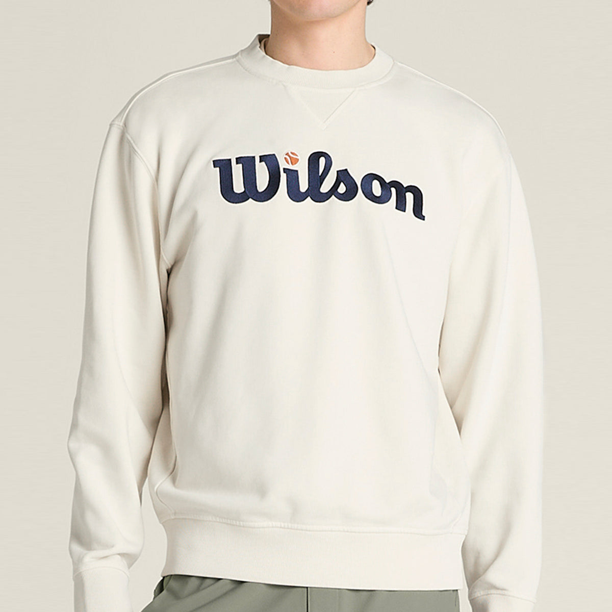 Wilson Playstate French Terry Sweatshirt Herren-sand