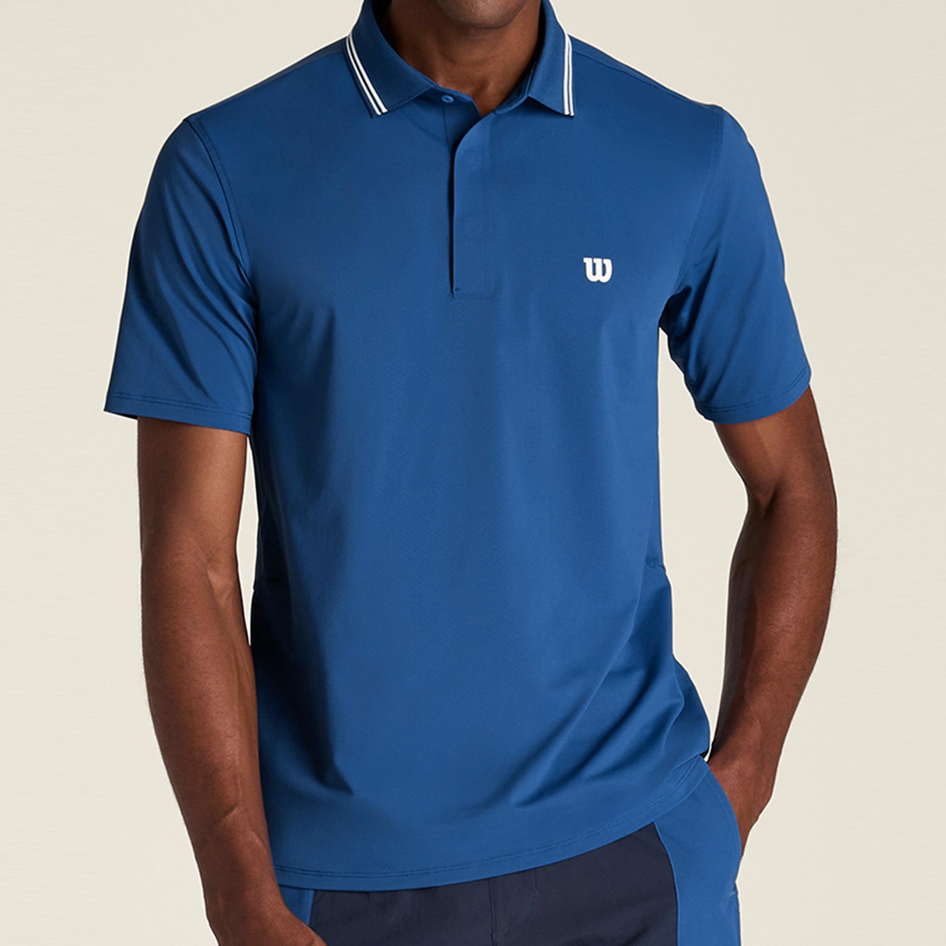 Wilson Challengers Technical Polo Herren - hellblau
