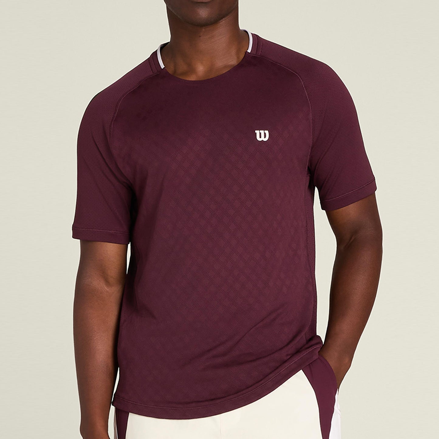 Wilson Serve Out T-Shirt Herren - violett