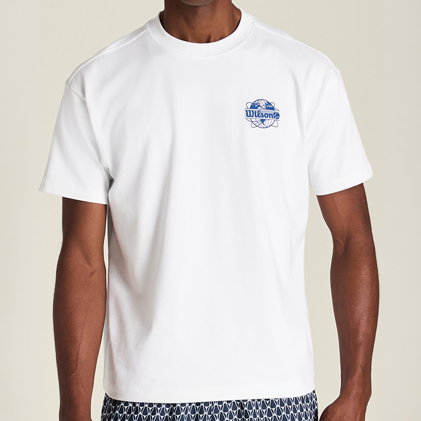Wilson Wilson Classic T-Shirt Herren - weiß, hellblau