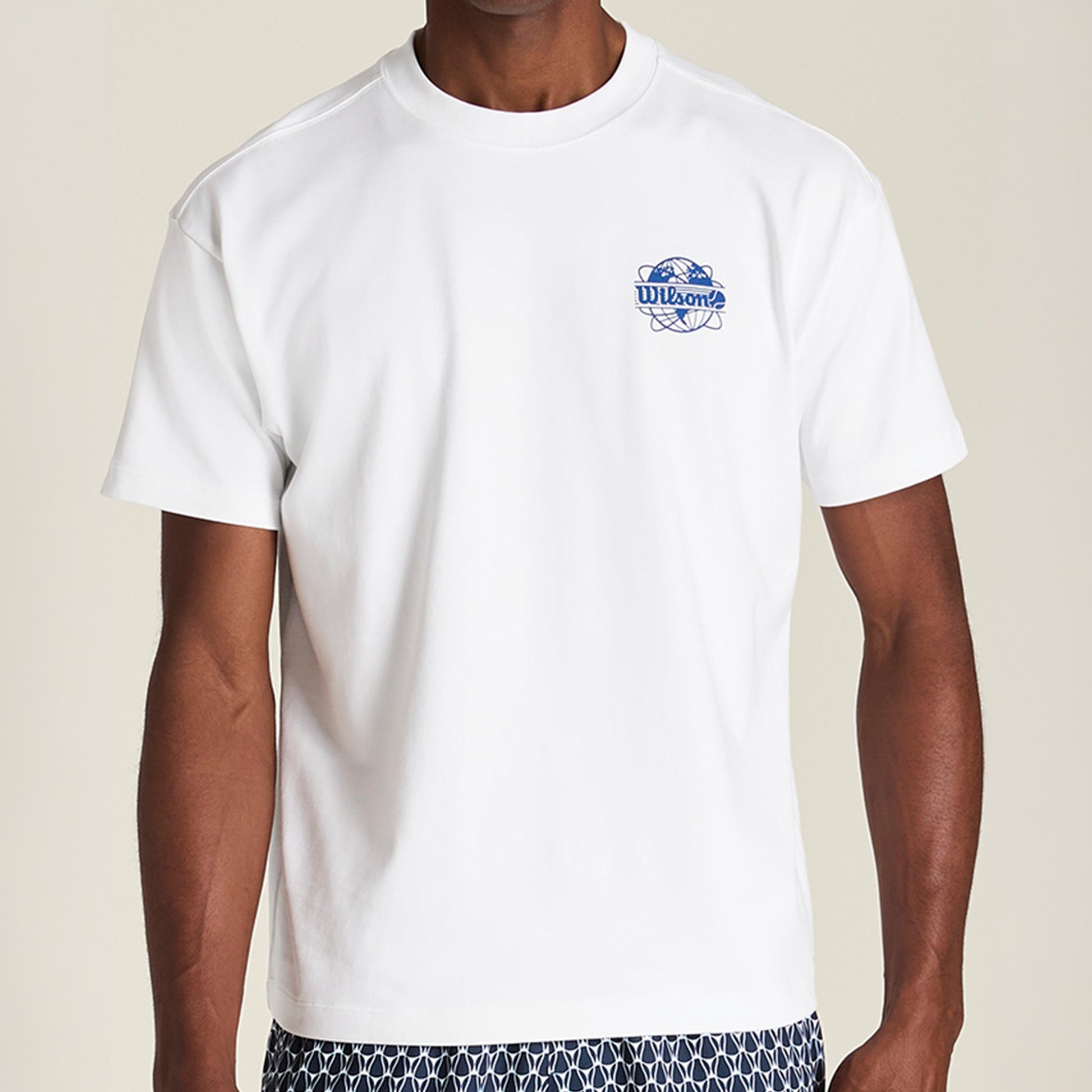 Wilson Wilson Classic T-Shirt Herren - weiß, hellblau