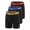 Essential Cotton Stretch Boxer Short 3er Pack Herren - dunkelgrau