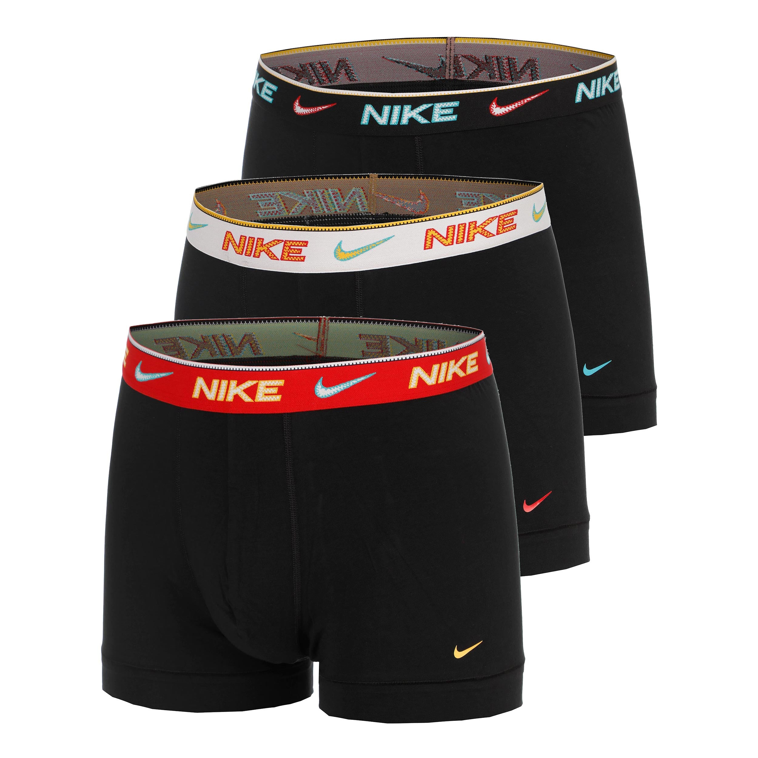 Nike Essential Cotton Stretch Trunk Boxer Short 3er Pack Herren - grau