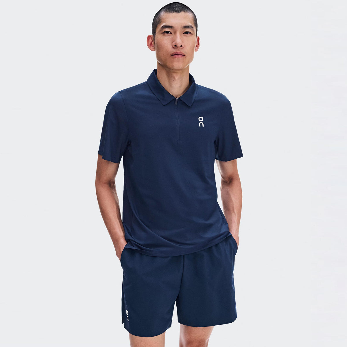 On Court Polo Herren - dunkelblau