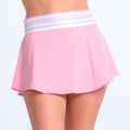 High Waist Riviera Wave Rock Damen - rosa, weiß