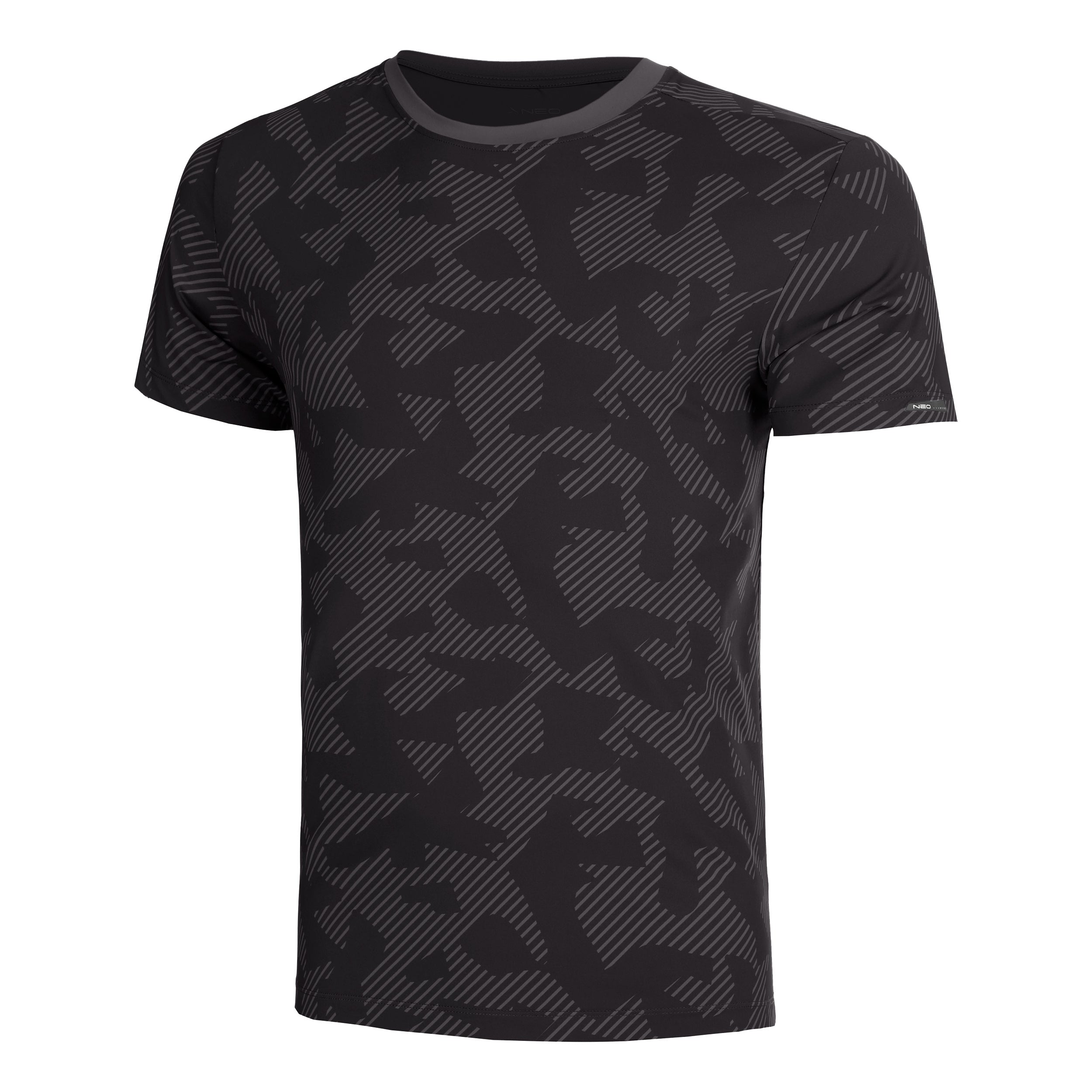 NEO Feel the Vybe AOP Laufshirt Herren-schwarz