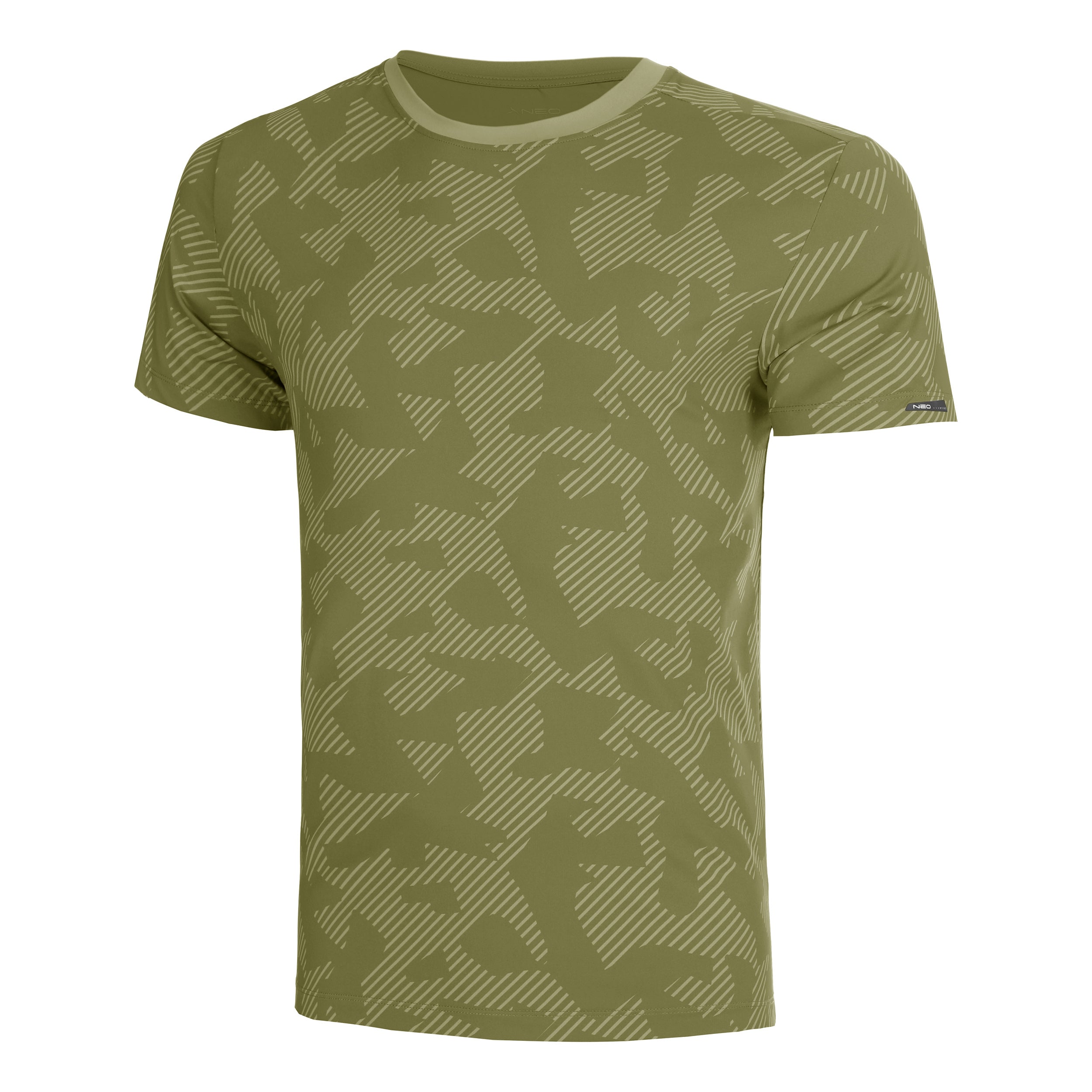 NEO Feel the Vybe AOP Laufshirt Herren-oliv