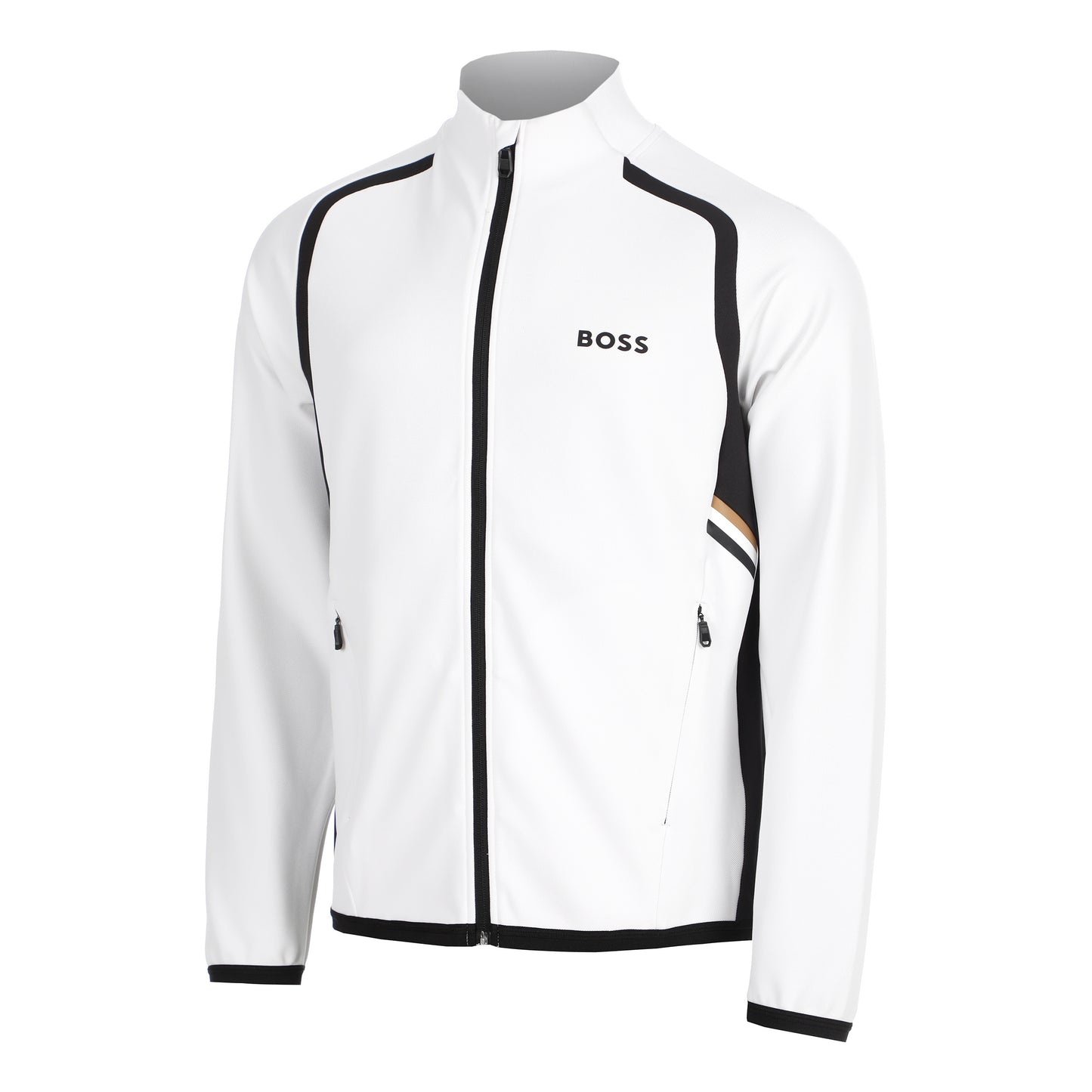 BOSS Spin Trainingsjacke Herren - weiß