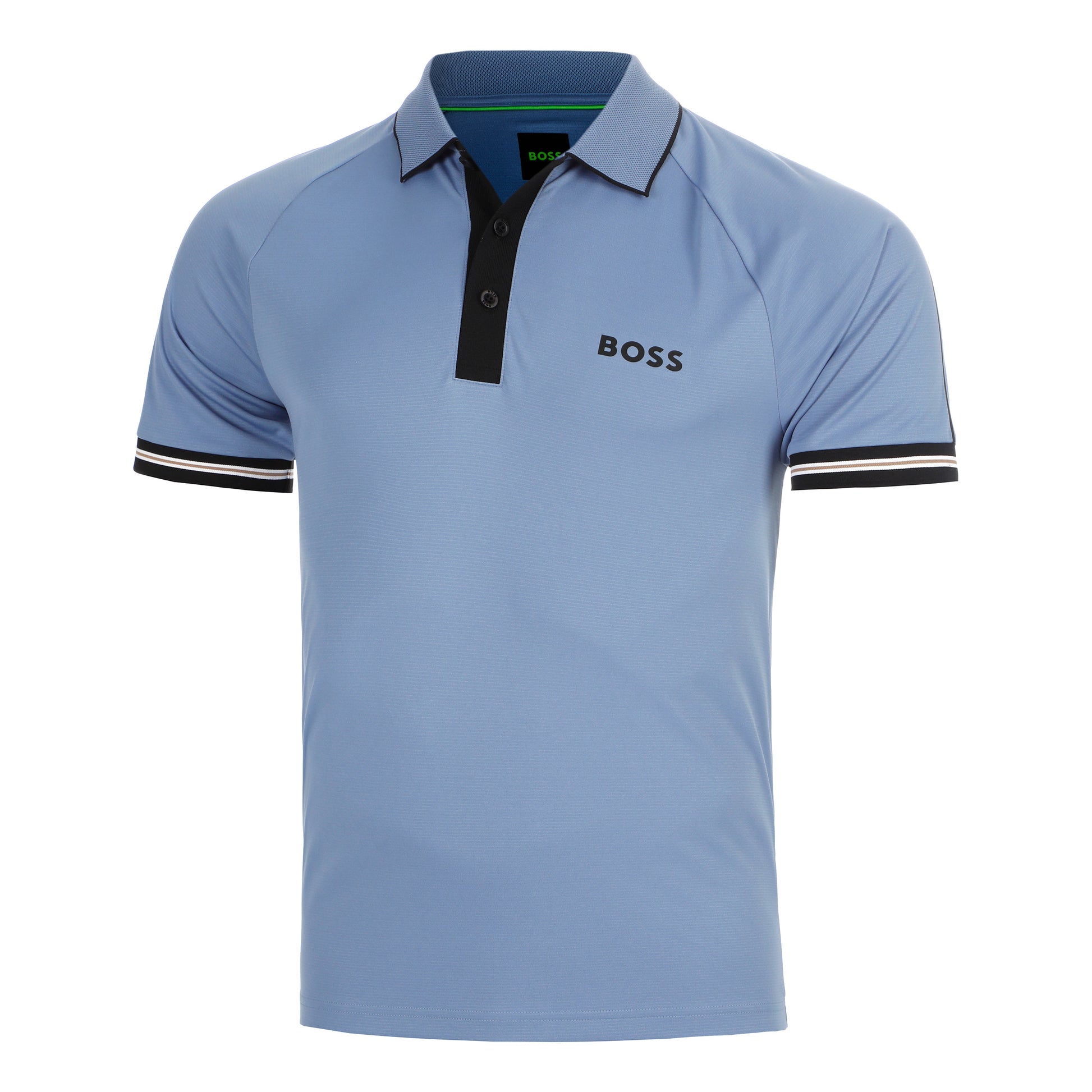 BOSS Serve Polo Herren-blaugrau