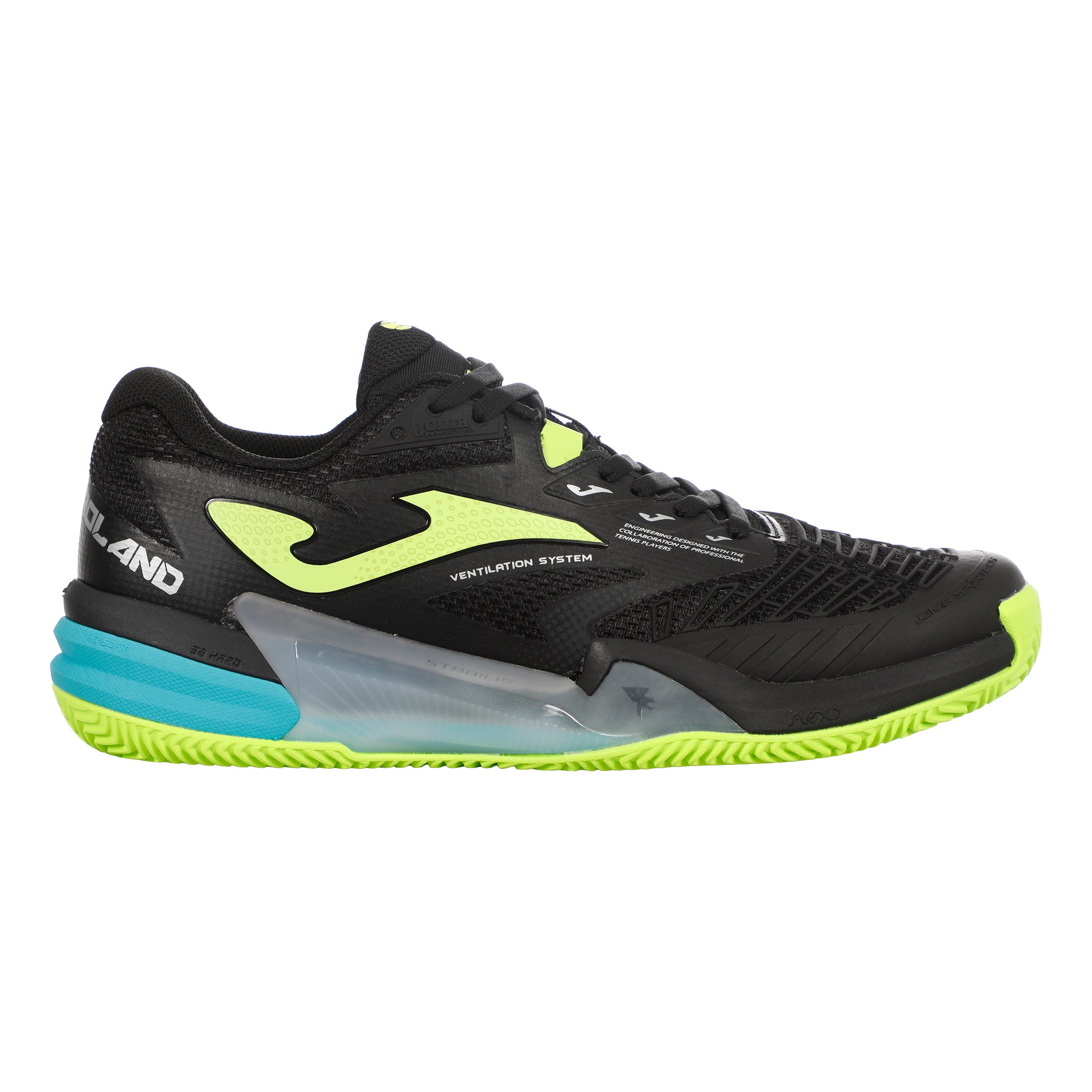 Joma Roland Clay Sandplatzschuh - schwarz