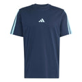 3Stripes T-Shirt Herren - dunkelblau, hellblau