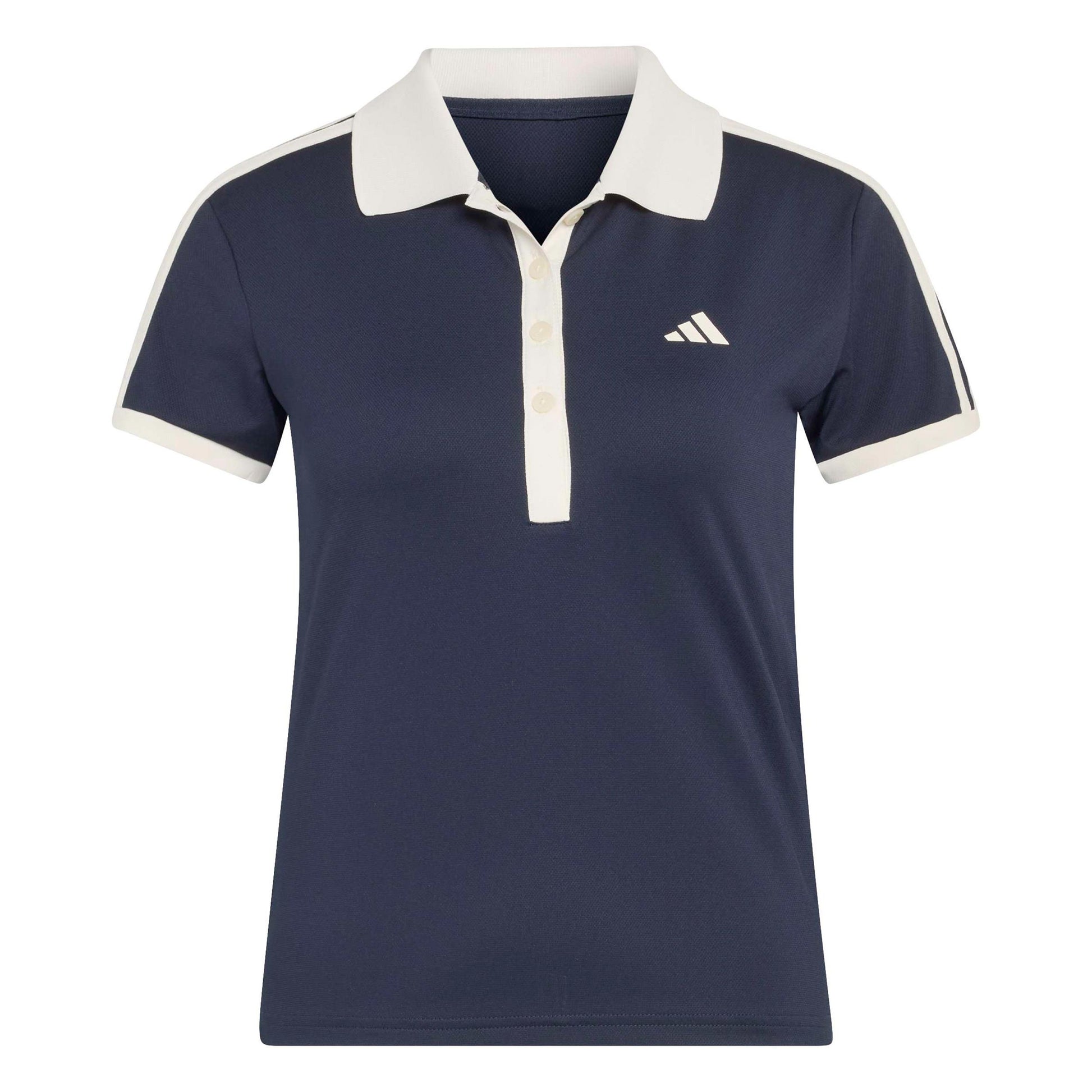 adidas Classics Polo Damen - dunkelblau, beige