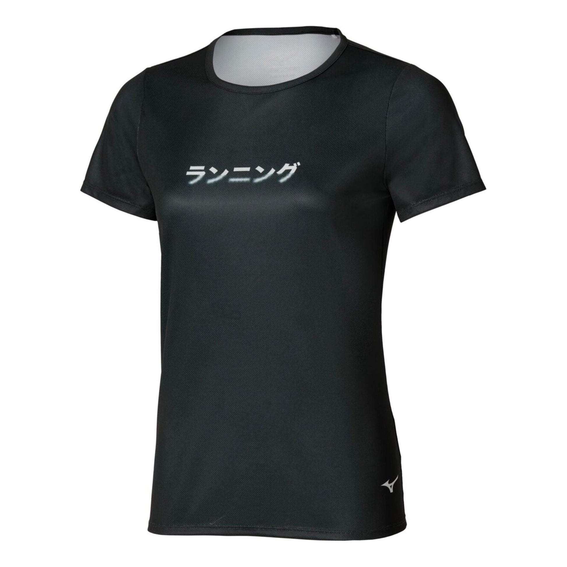 Mizuno Core Graphic Laufshirt Damen - schwarz