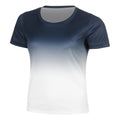 Silvia T-Shirt Damen - dunkelblau, weiß