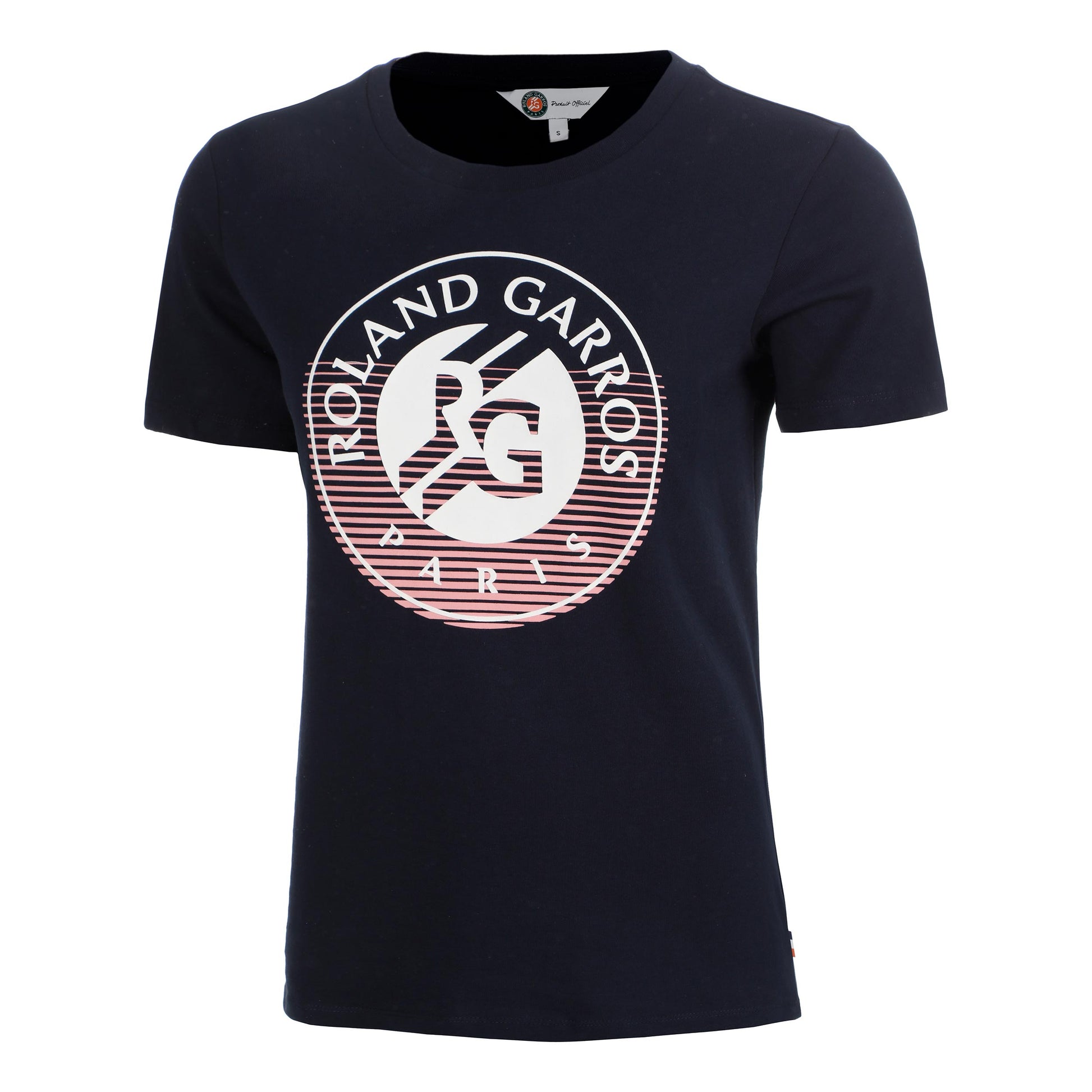 Roland Garros Big Logo T-Shirt Damen - dunkelblau