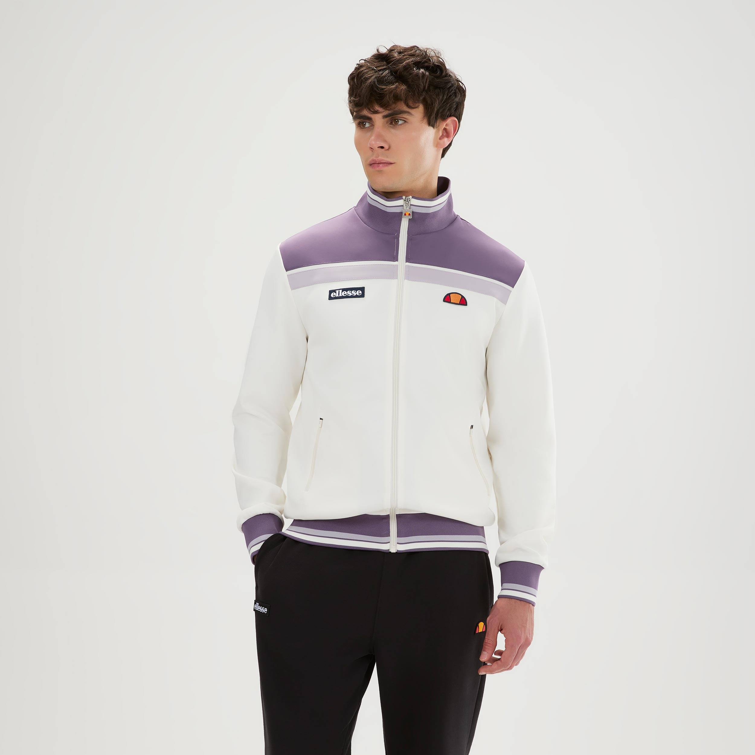 Ellesse Vignola Trainingsanzug Herren - creme, flieder