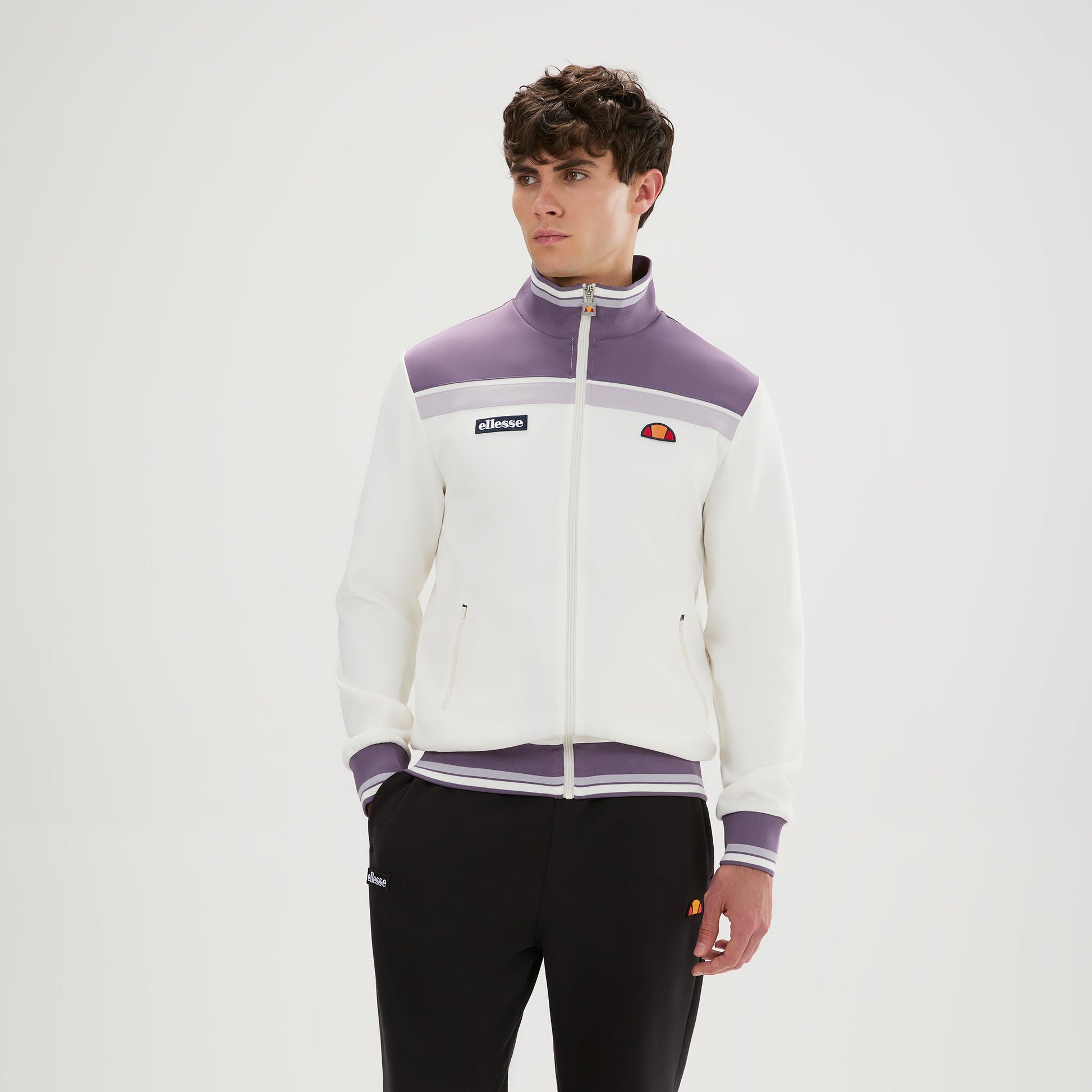 Ellesse Vignola Trainingsjacke Herren - creme, flieder
