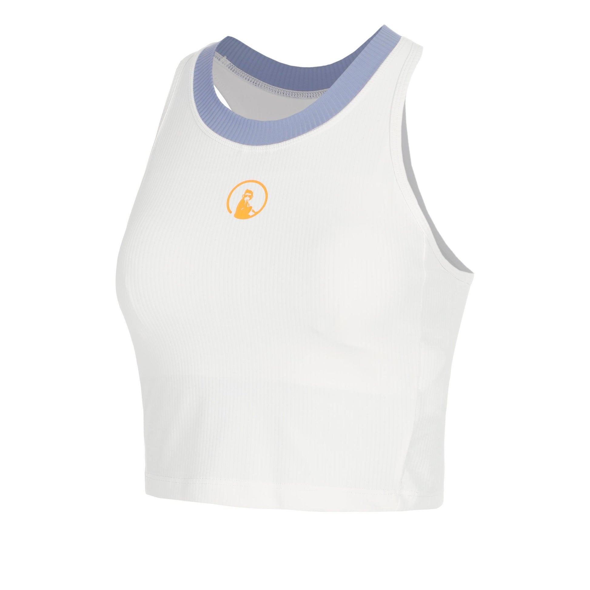 Quiet Please Memories Rib Crop Tank-Top Damen - creme
