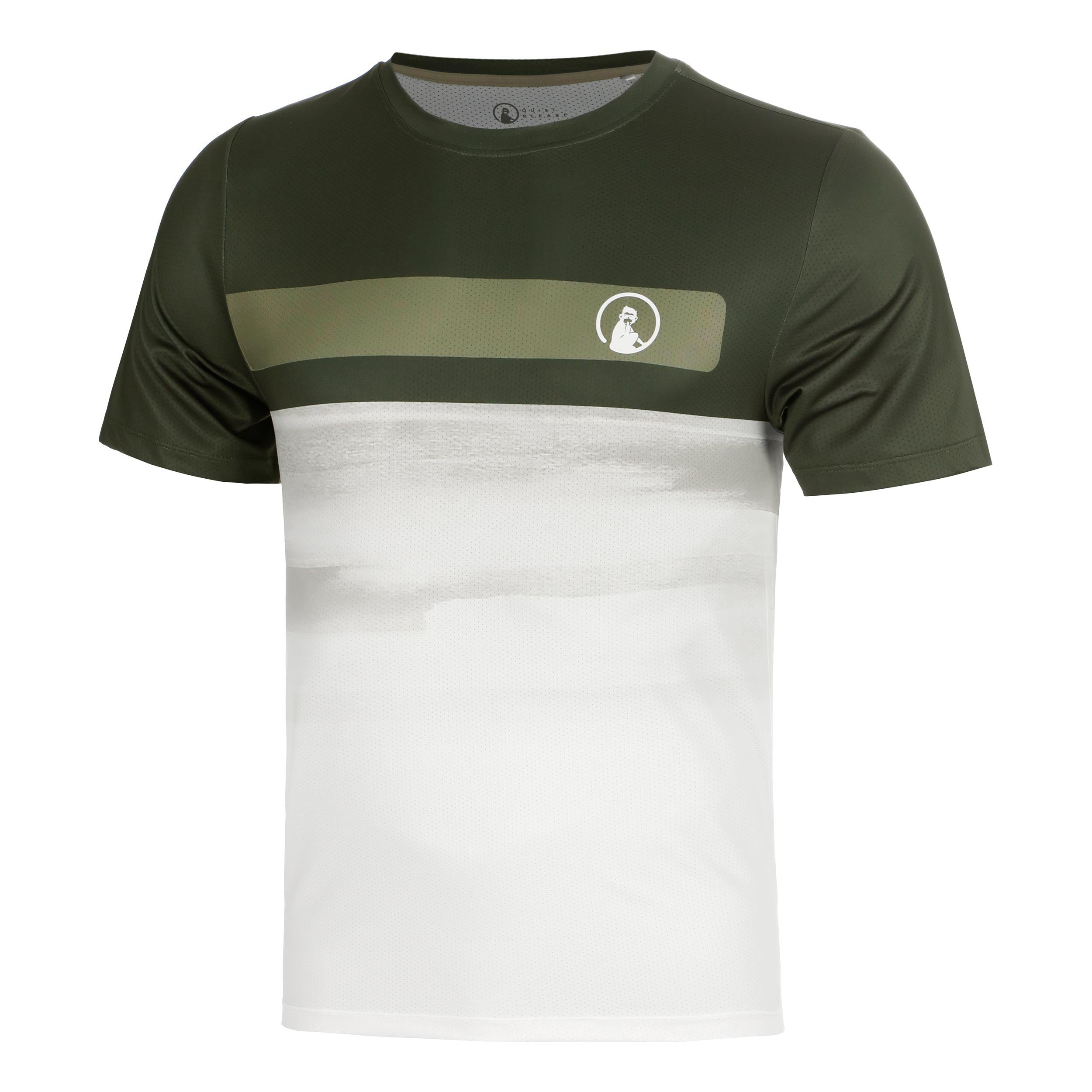 Quiet Please Memories Receiver Faded Wipe T-Shirt Herren - dunkelgrün