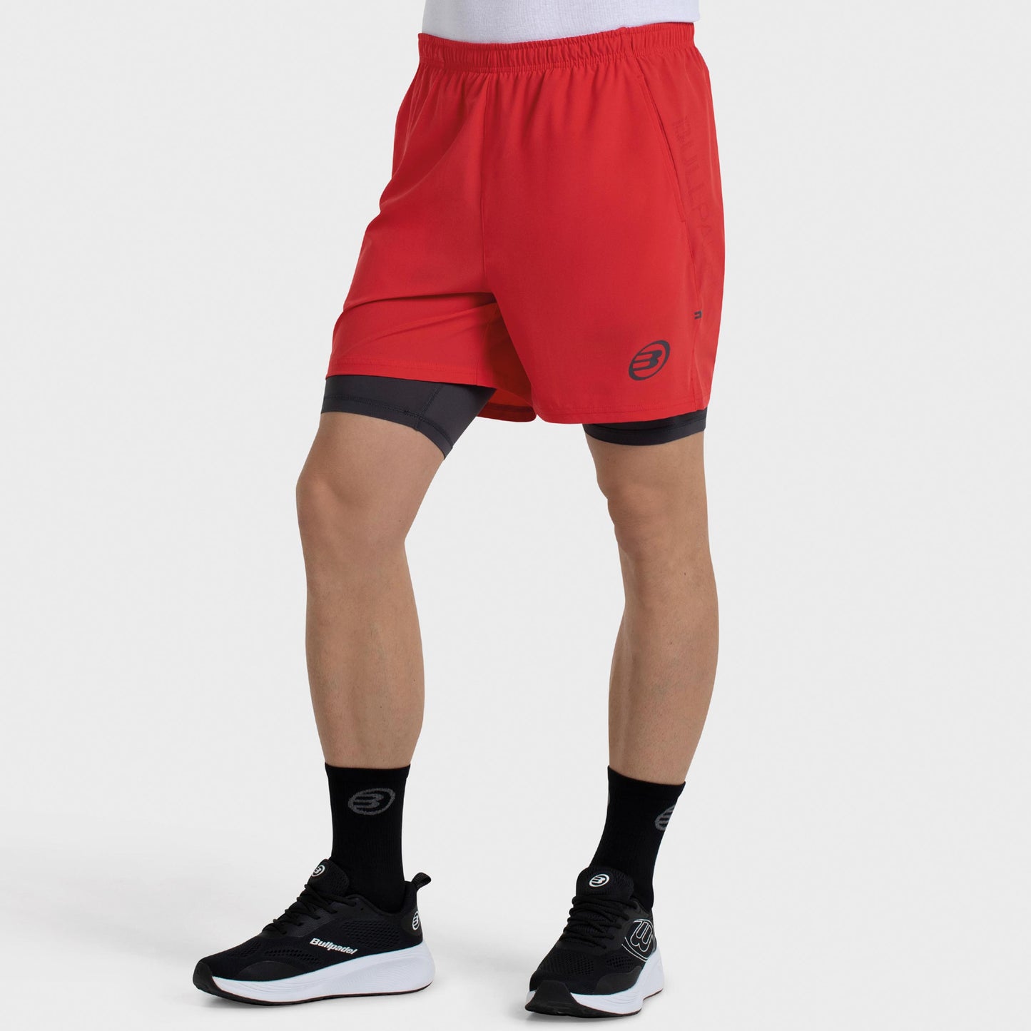 Bullpadel Montis Shorts Herren - rot
