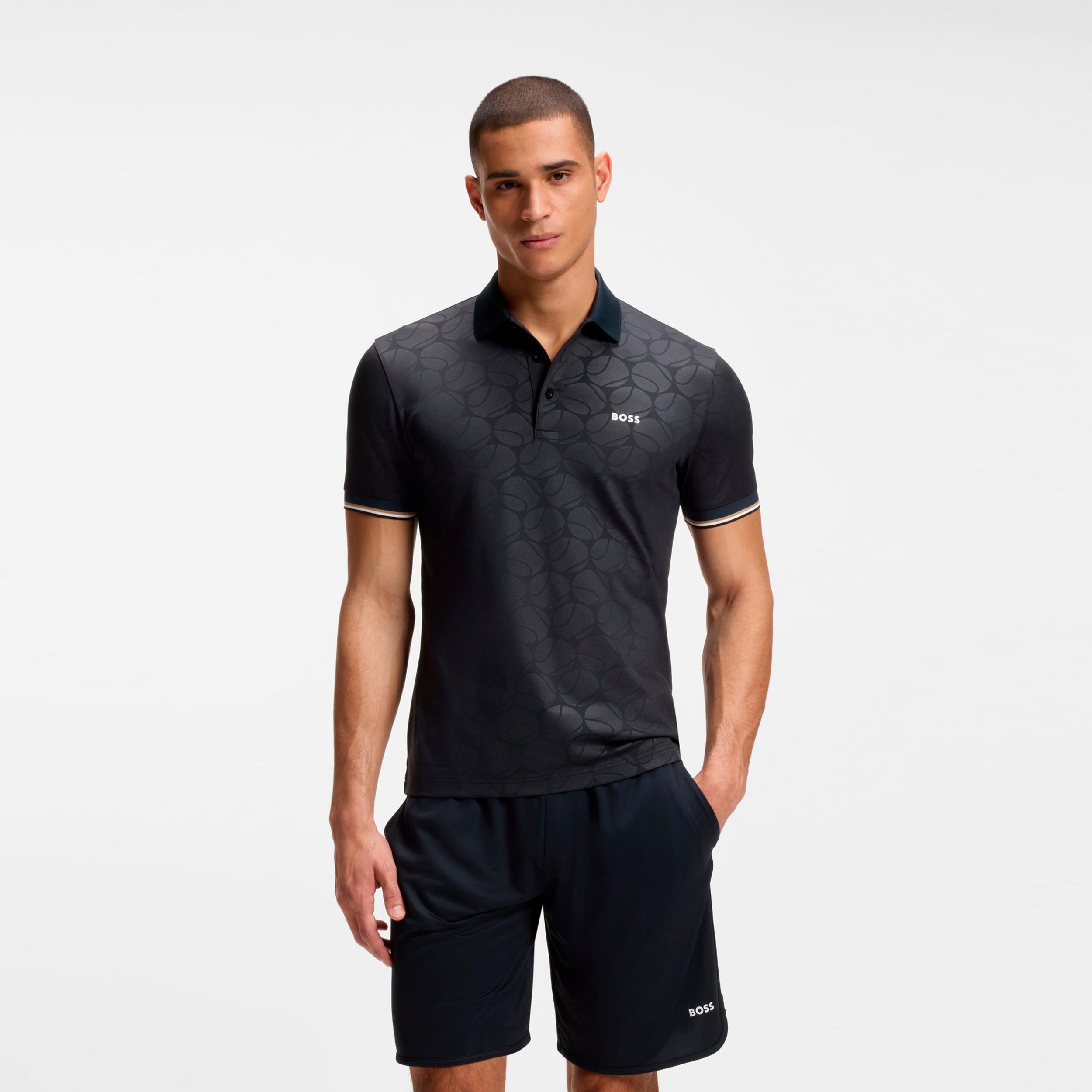 BOSS Game 1 Polo Herren - dunkelblau