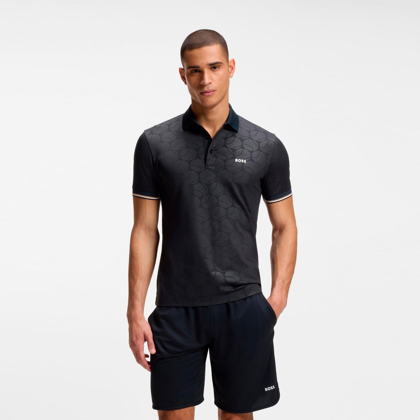 BOSS Game 1 Polo Herren - dunkelblau