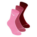 Crew Tennissocken 3er Pack Unisex - rot, rosa