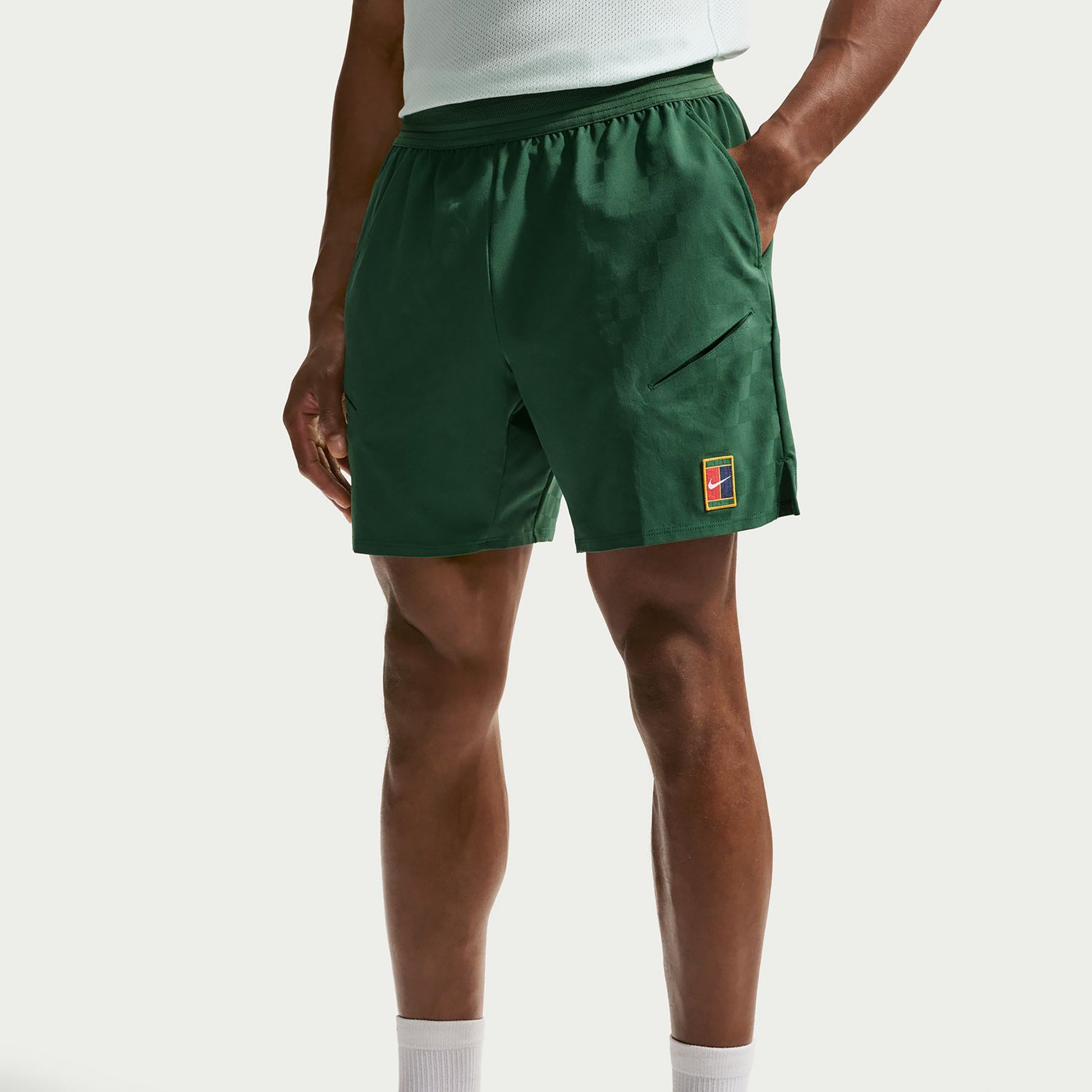 Nike Court Dri-Fit Slam Shorts Herren - dunkelgrün