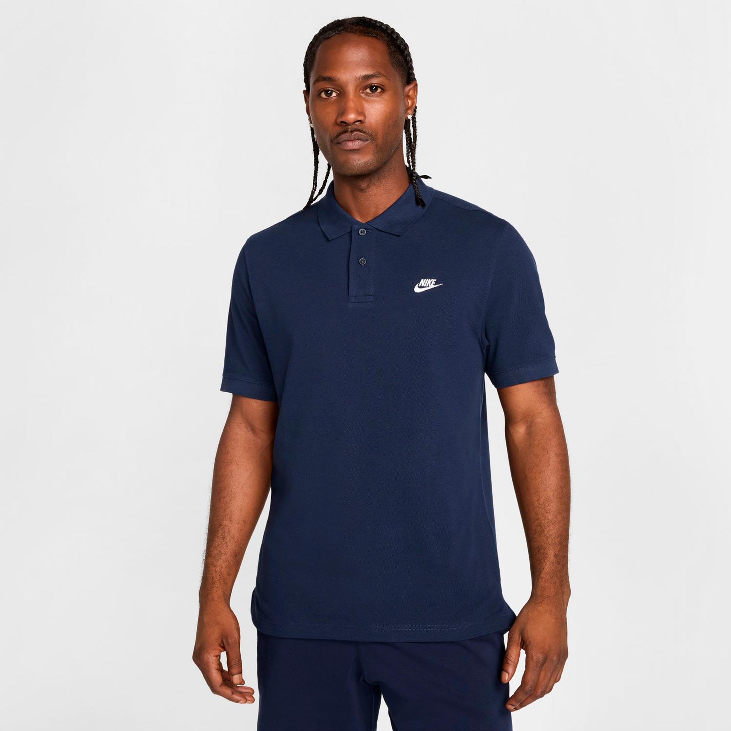 Nike Club Pique Polo Herren - dunkelblau