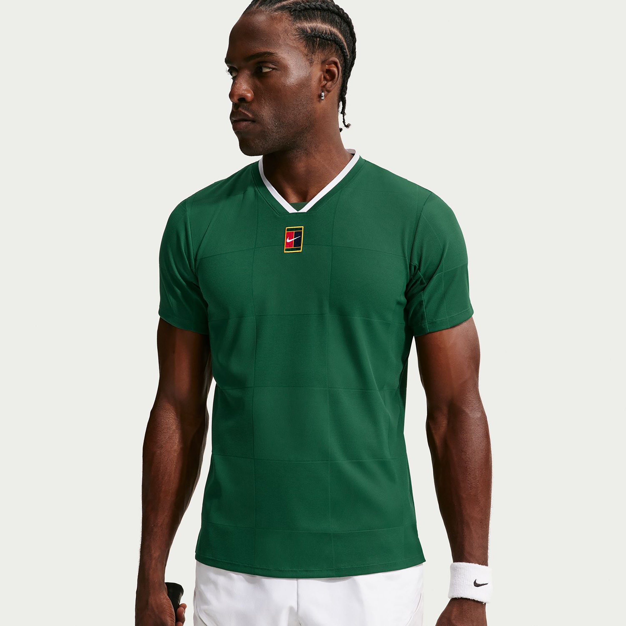 Nike Court Dri-Fit Advantage Slam T-Shirt Herren - dunkelgrün
